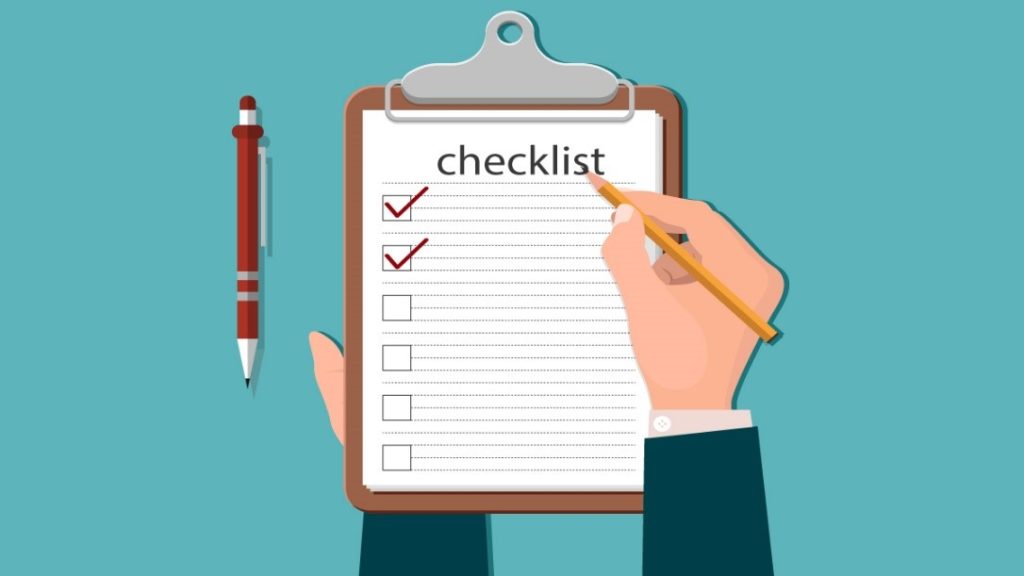 چک‌ لیست چالش پراپ 