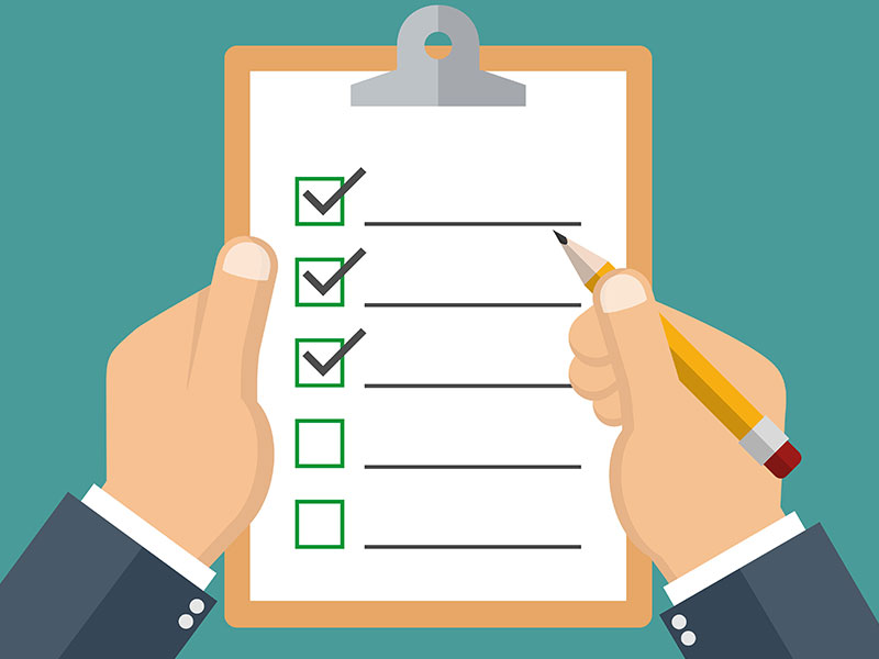 چک‌ لیست چالش پراپ 